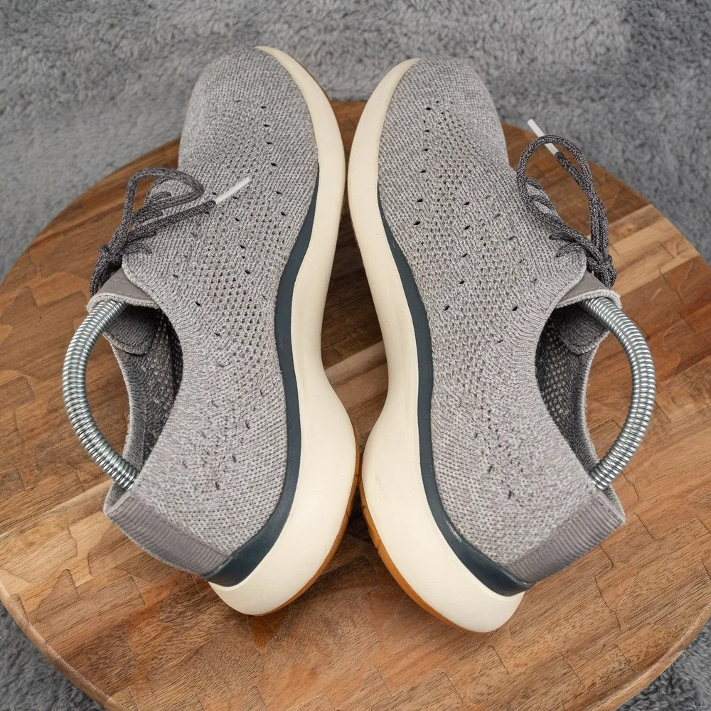 Cole Haan Grand Troy Mens Size 9 (M) Wingtip Oxford Cool Gray Knit Casual Dress